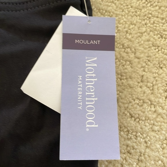 Motherhood maternity blue stretchy slacks. Size M. NWT. - Picture 2 of 5